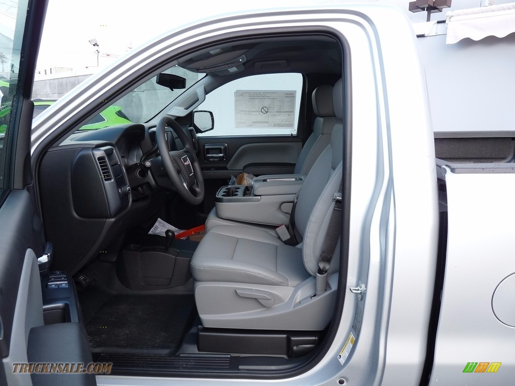 2018 Sierra 1500 Regular Cab 4WD - Quicksilver Metallic / Dark Ash/Jet Black photo #6