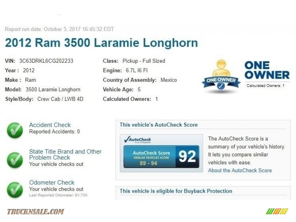 2012 Ram 3500 HD Laramie Crew Cab 4x4 Dually - Bright White / Light Pebble Beige/Bark Brown photo #2