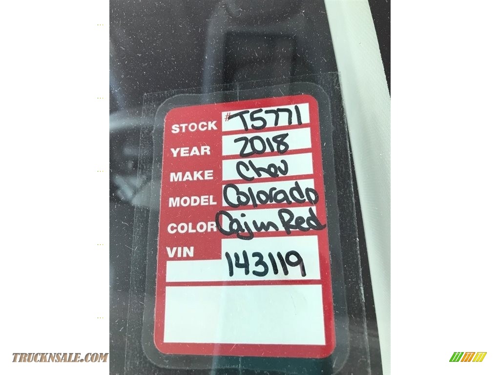 2018 Colorado LT Extended Cab - Cajun Red Tintcoat / Jet Black photo #20