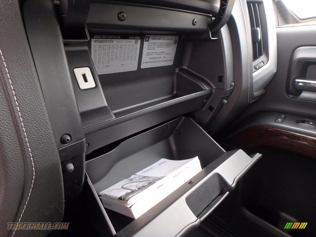 2015 Sierra 1500 SLE Double Cab 4x4 - Onyx Black / Jet Black photo #24