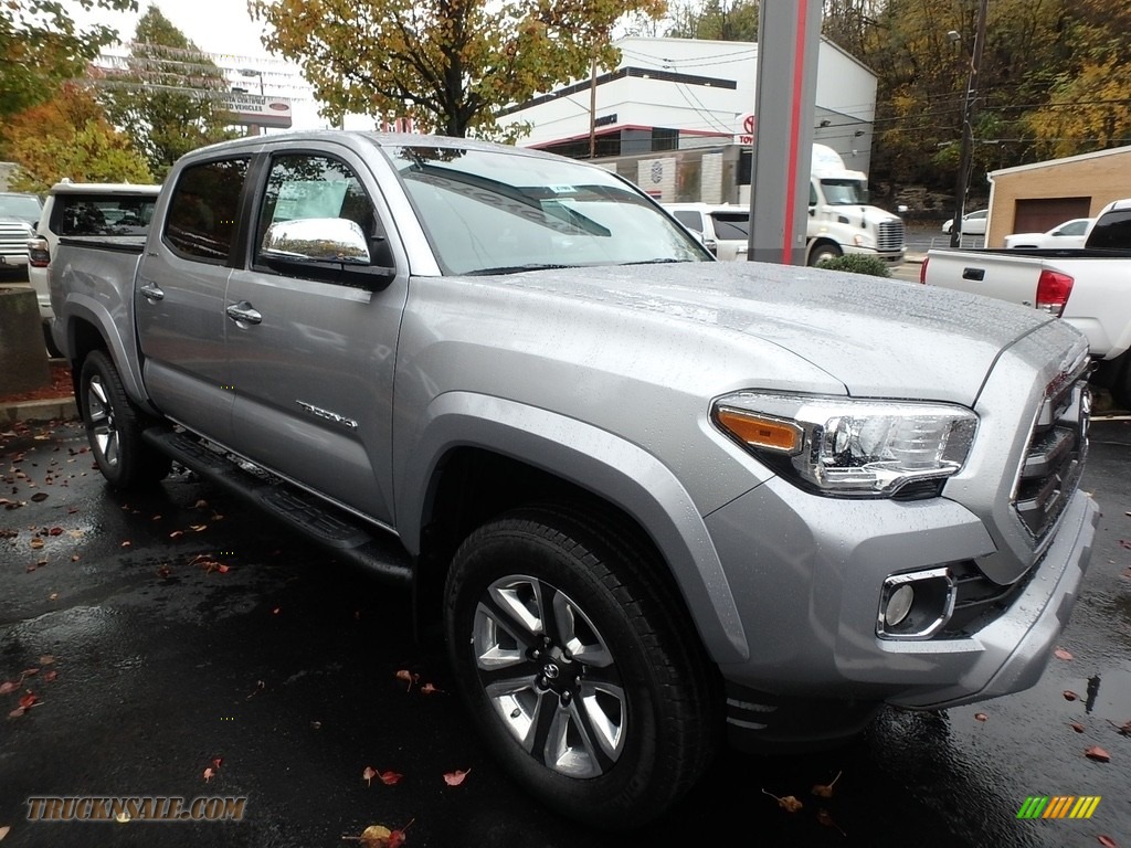 Silver Sky Metallic / Limited Hickory Toyota Tacoma Limited Double Cab 4x4