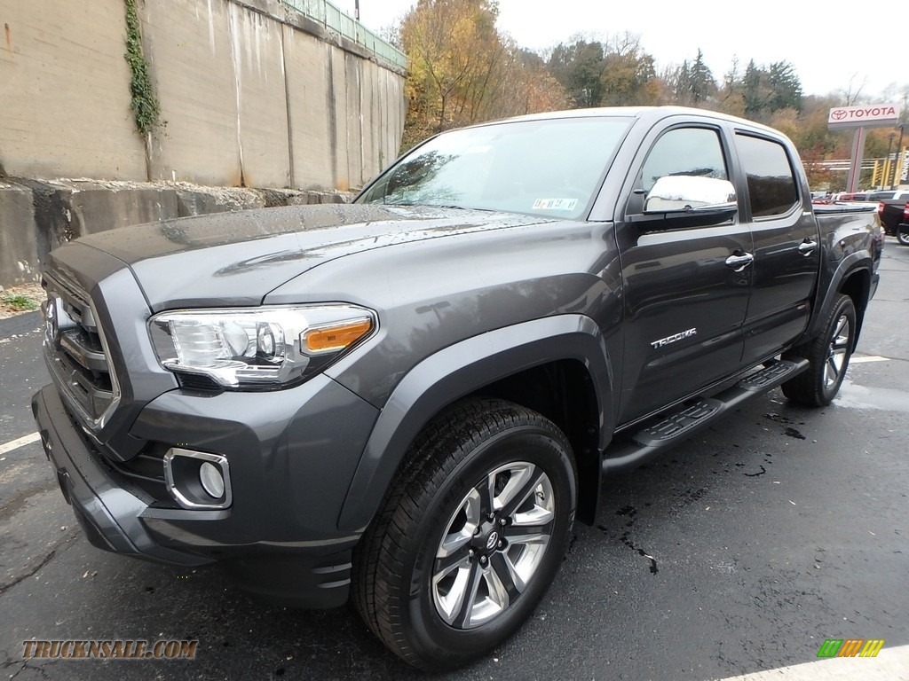 2017 Tacoma Limited Double Cab 4x4 - Magnetic Gray Metallic / Limited Hickory photo #4