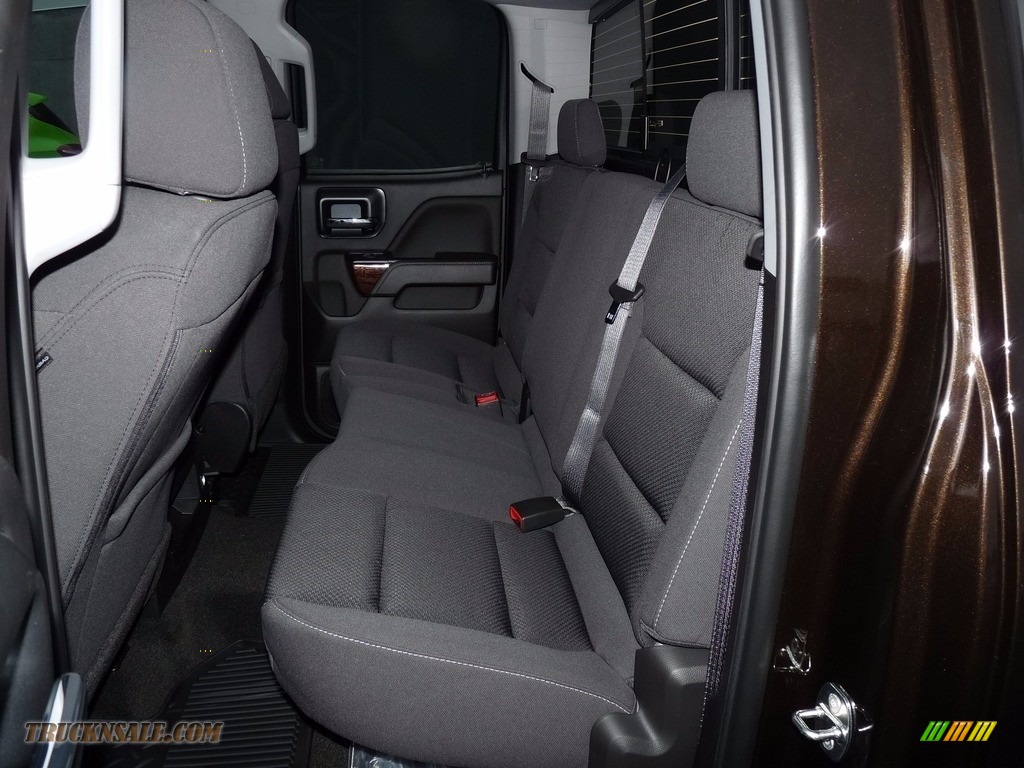 2018 Sierra 1500 SLE Double Cab 4WD - Deep Mahogany Metallic / Jet Black photo #7