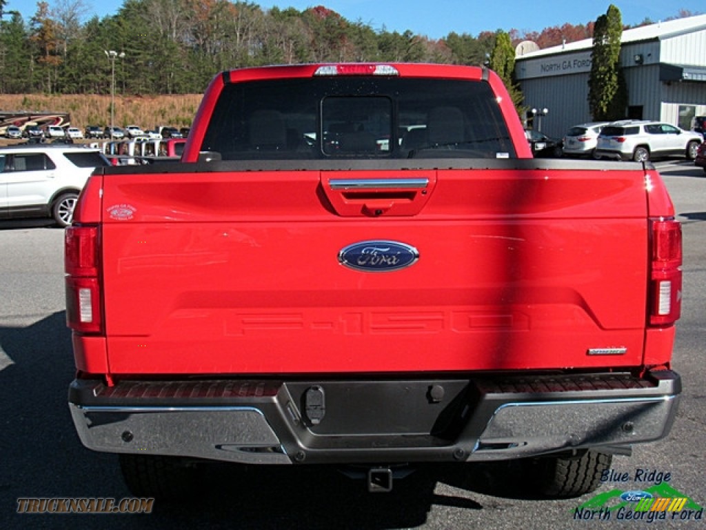2018 F150 Lariat SuperCrew 4x4 - Race Red / Earth Gray photo #4