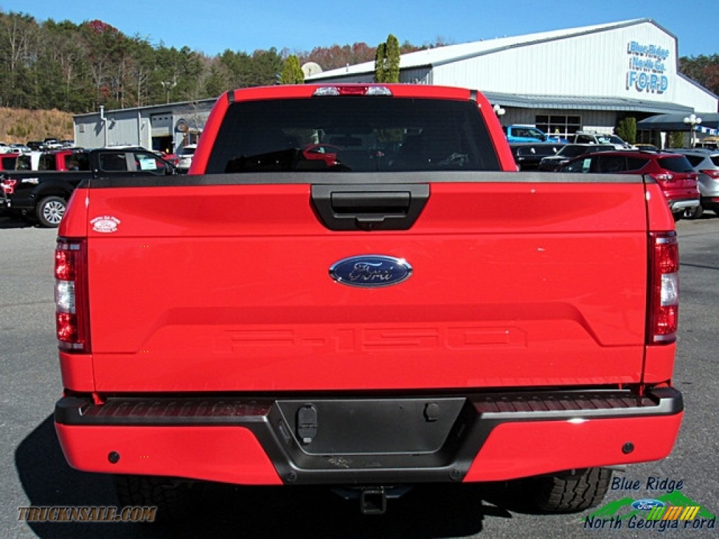 2018 F150 XL SuperCab 4x4 - Race Red / Earth Gray photo #4
