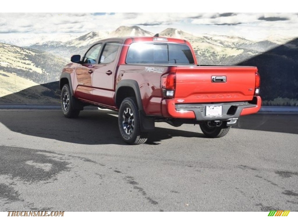 2018 Tacoma TRD Off Road Double Cab 4x4 - Barcelona Red Metallic / Cement Gray photo #3