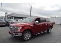 Ford F150 Lariat SuperCrew 4x4 Ruby Red photo #3