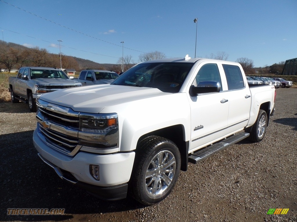 2018 Silverado 1500 High Country Crew Cab 4x4 - Iridescent Pearl Tricoat / High Country Saddle photo #2