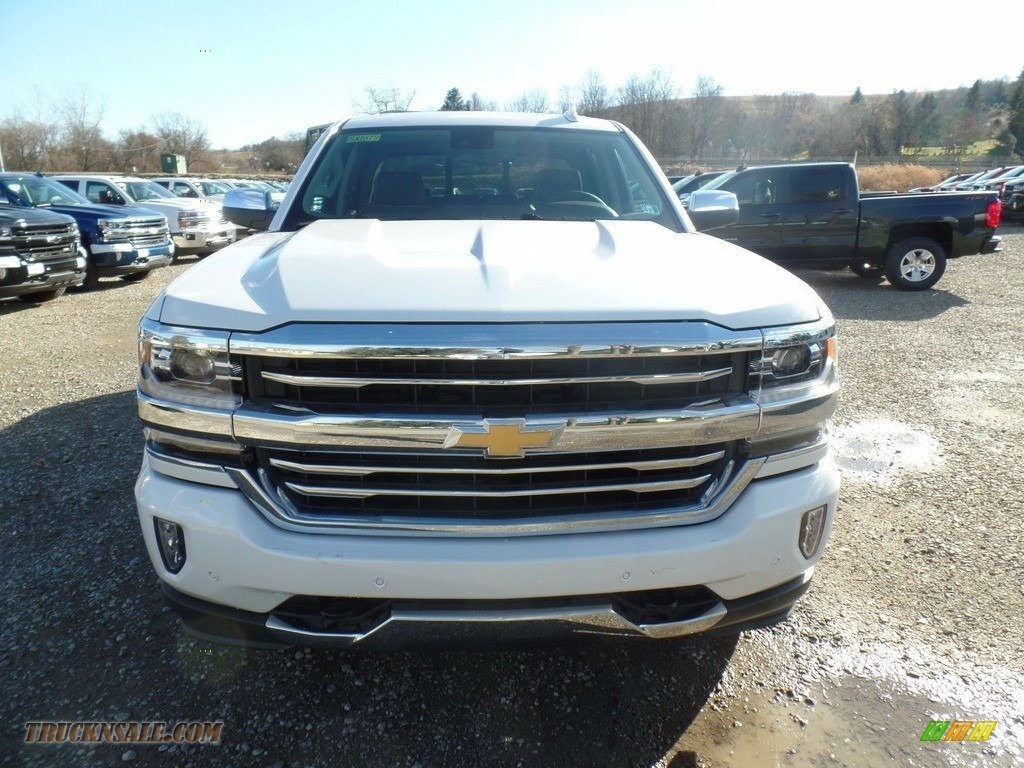 2018 Silverado 1500 High Country Crew Cab 4x4 - Iridescent Pearl Tricoat / High Country Saddle photo #3