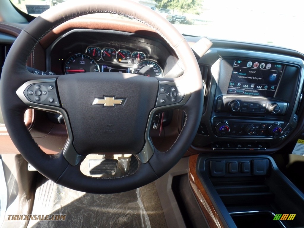 2018 Silverado 1500 High Country Crew Cab 4x4 - Iridescent Pearl Tricoat / High Country Saddle photo #22