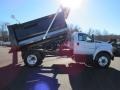 Ford F650 Super Duty Regular Cab Chassis Dump Truck Oxford White photo #6