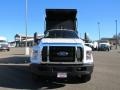 Ford F650 Super Duty Regular Cab Chassis Dump Truck Oxford White photo #8