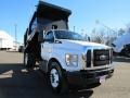 Ford F650 Super Duty Regular Cab Chassis Dump Truck Oxford White photo #41