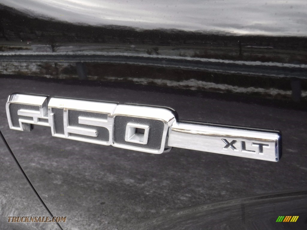 2013 F150 XLT SuperCrew 4x4 - Tuxedo Black Metallic / Steel Gray photo #6