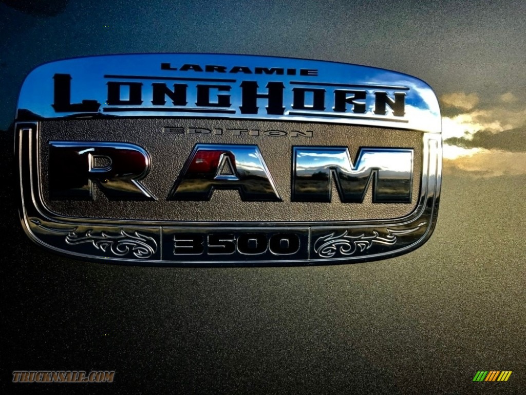 2012 Ram 3500 HD Laramie Crew Cab 4x4 Dually - Mineral Gray Pearl / Dark Slate/Russet photo #11
