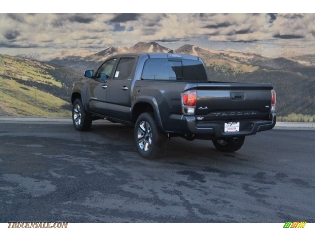 2017 Tacoma Limited Double Cab 4x4 - Magnetic Gray Metallic / Limited Hickory photo #3