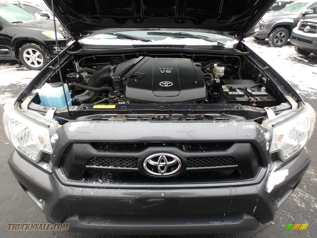 2012 Tacoma V6 TRD Sport Double Cab 4x4 - Magnetic Gray Mica / Graphite photo #19