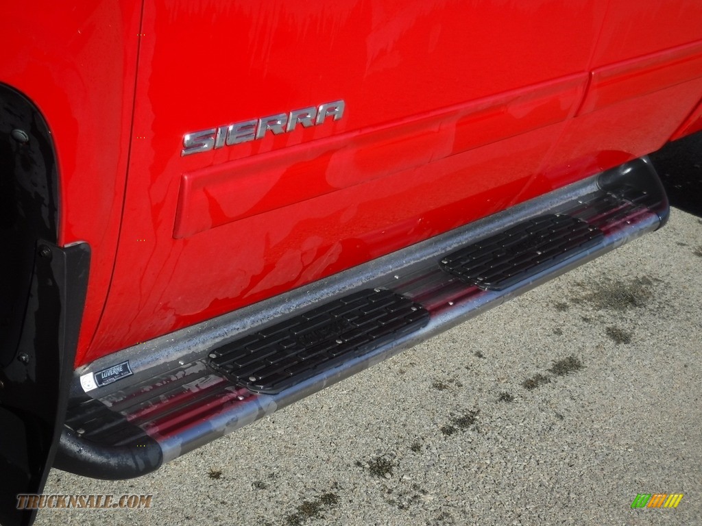 2012 Sierra 1500 SLE Extended Cab 4x4 - Fire Red / Ebony photo #4