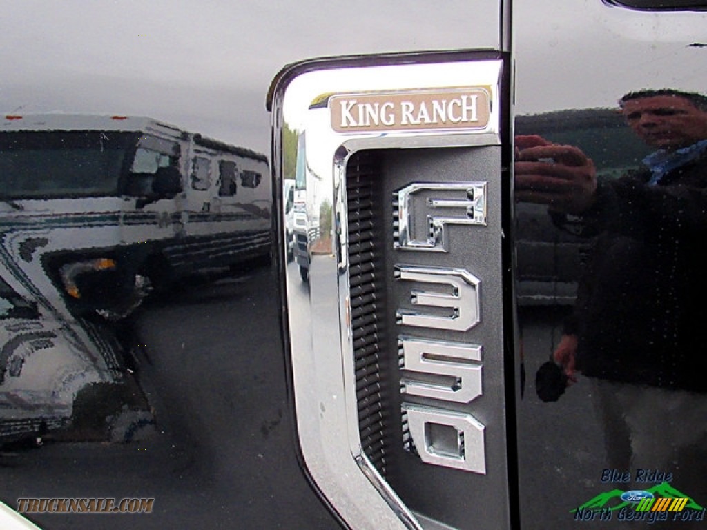 2018 F350 Super Duty King Ranch Crew Cab 4x4 - Shadow Black / King Ranch Java photo #38