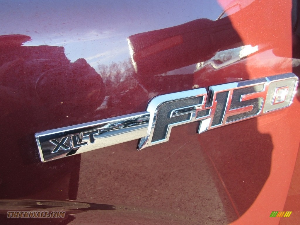 2010 F150 XLT SuperCrew - Red Candy Metallic / Tan photo #45