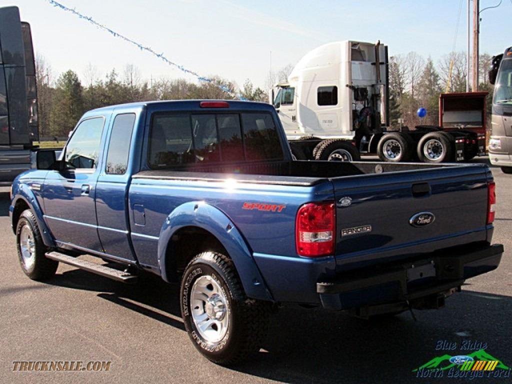 2011 Ranger XLT SuperCab - Vista Blue Metallic / Medium Dark Flint photo #3