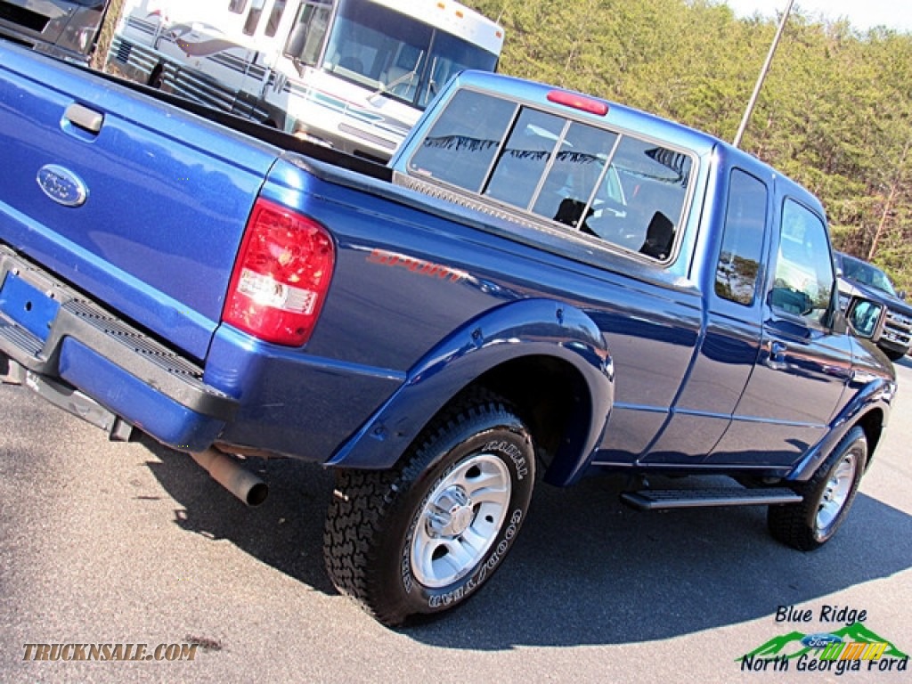 2011 Ranger XLT SuperCab - Vista Blue Metallic / Medium Dark Flint photo #25