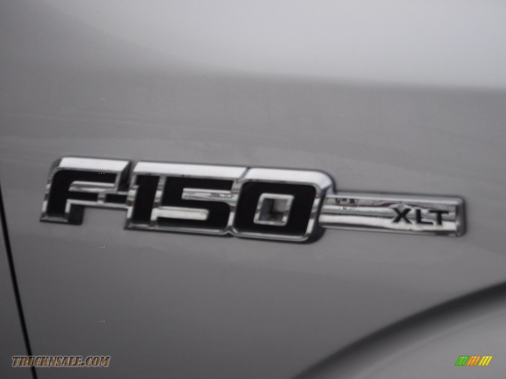 2011 F150 XLT SuperCab 4x4 - Ingot Silver Metallic / Steel Gray photo #4