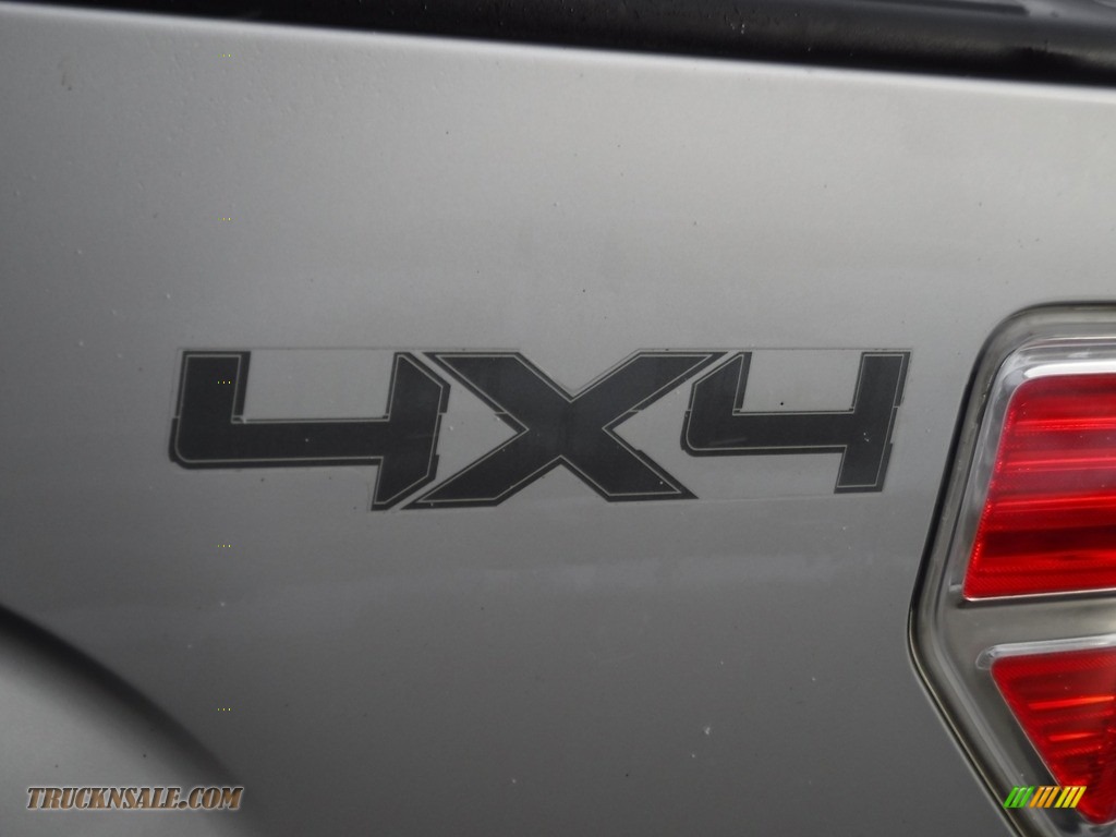 2011 F150 XLT SuperCab 4x4 - Ingot Silver Metallic / Steel Gray photo #8