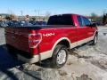 Ford F150 Lariat SuperCab 4x4 Red Candy Metallic photo #7