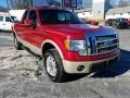 Ford F150 Lariat SuperCab 4x4 Red Candy Metallic photo #11