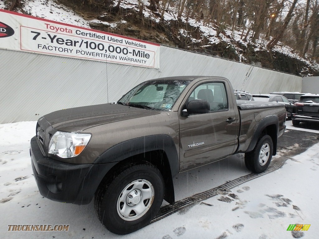 2009 Tacoma Regular Cab 4x4 - Silver Streak Mica / Graphite Gray photo #3