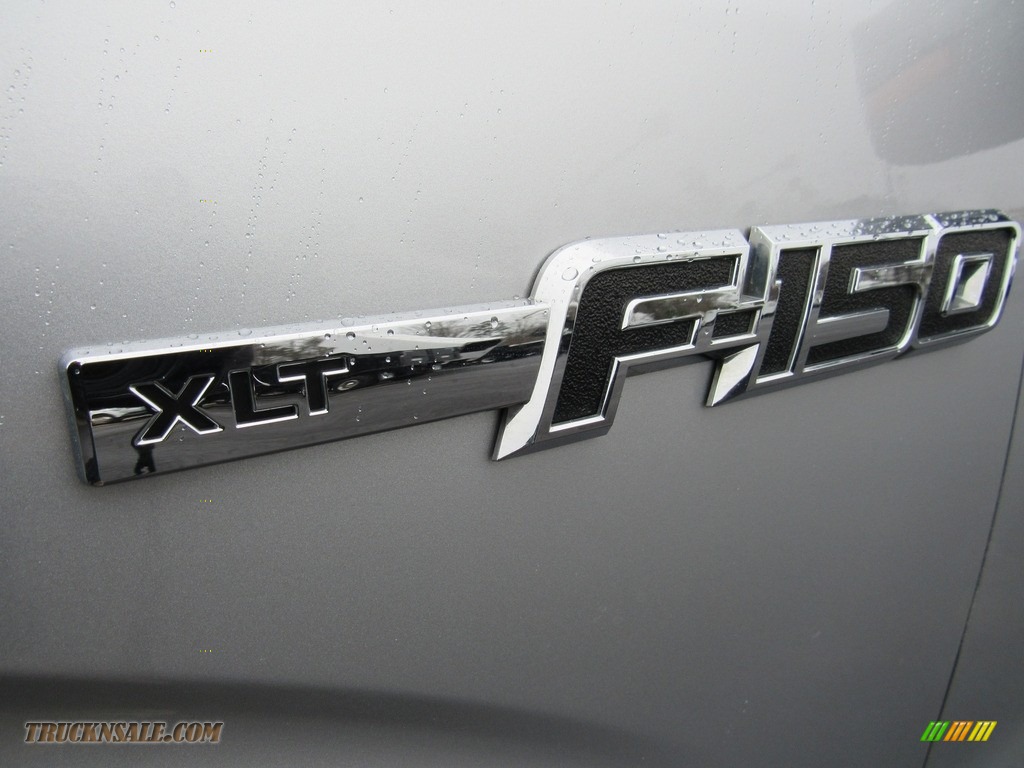 2011 F150 XLT SuperCab - Ingot Silver Metallic / Steel Gray photo #49