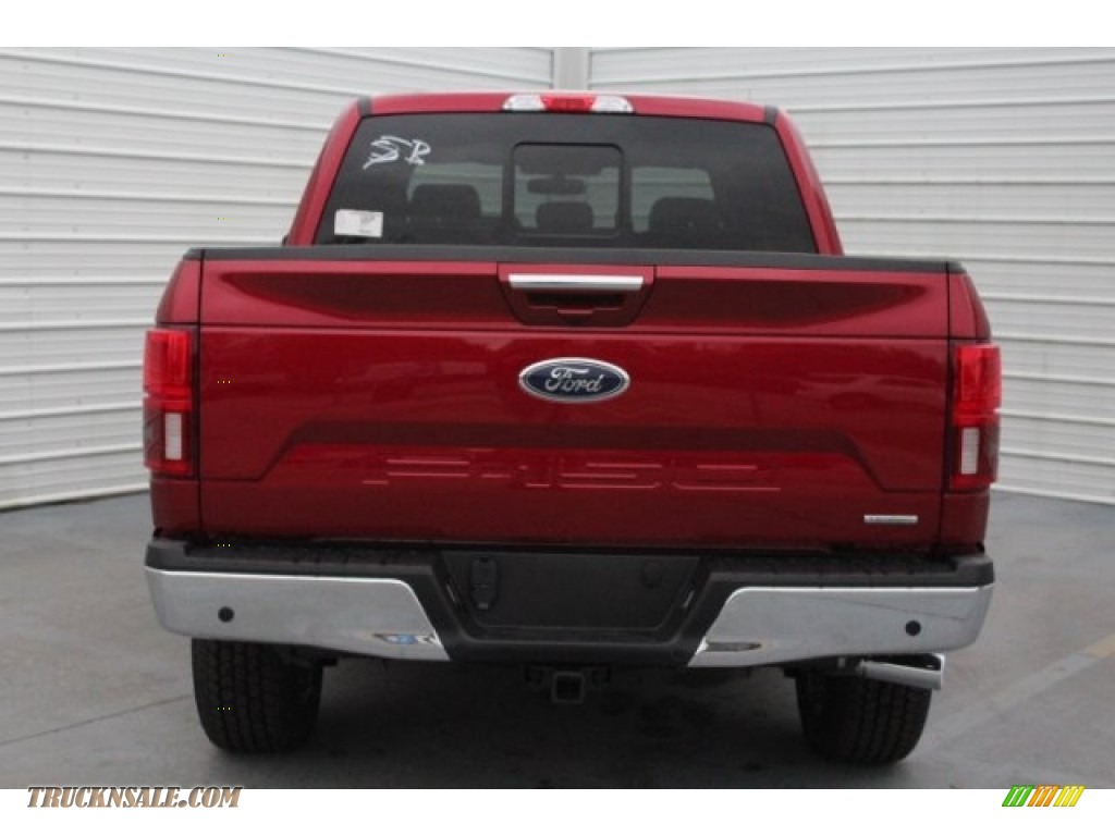 2018 F150 Lariat SuperCrew 4x4 - Ruby Red / Earth Gray photo #9