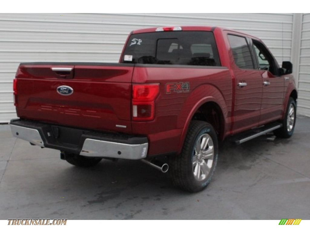 2018 F150 Lariat SuperCrew 4x4 - Ruby Red / Earth Gray photo #10