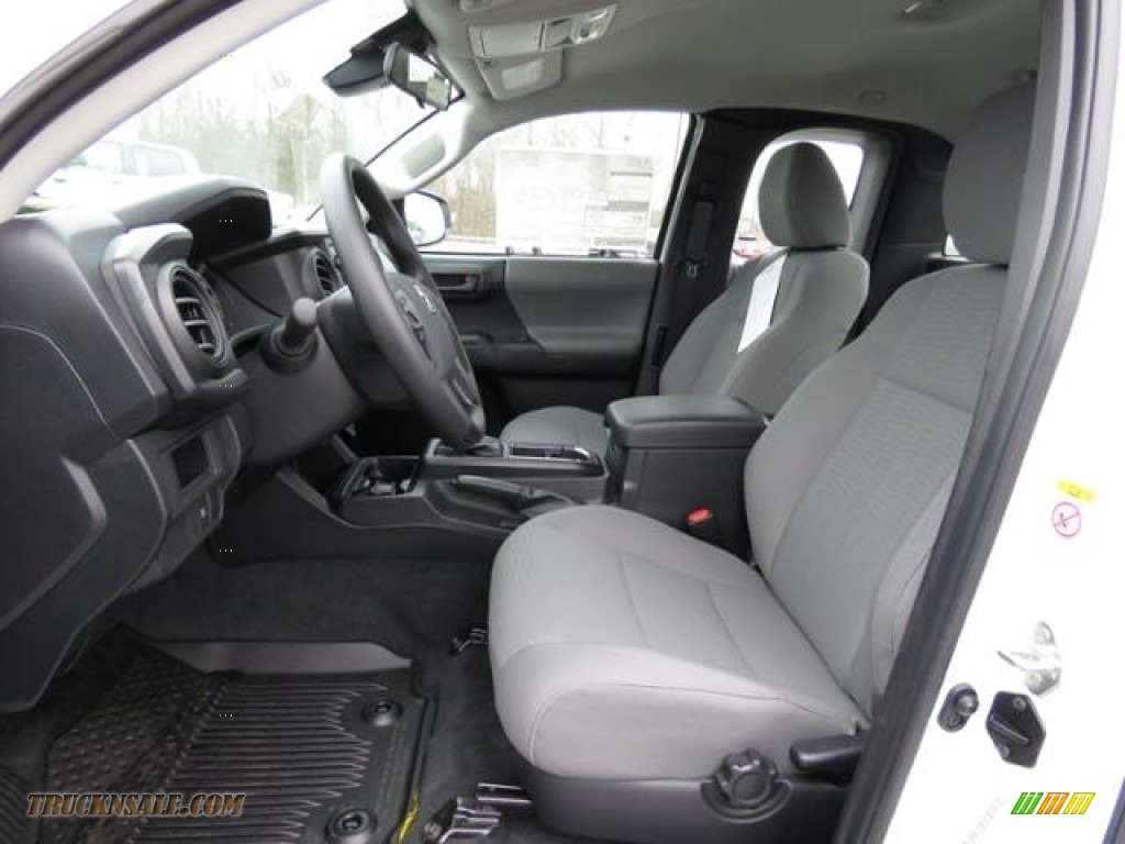 2018 Tacoma SR Access Cab - Super White / Cement Gray photo #8 2018 Tacoma SR Access Cab - Super White / Cement Gray photo #8