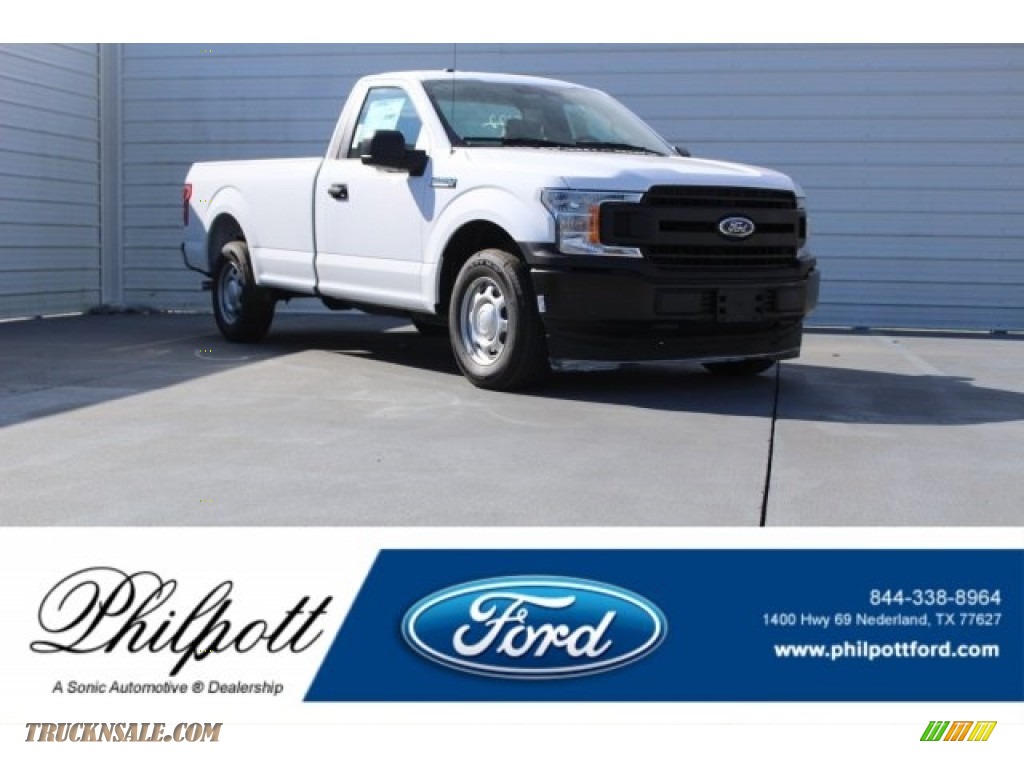 2018 F150 XL Regular Cab - Oxford White / Earth Gray photo #1 2018 F150 XL Regular Cab - Oxford White / Earth Gray photo #1