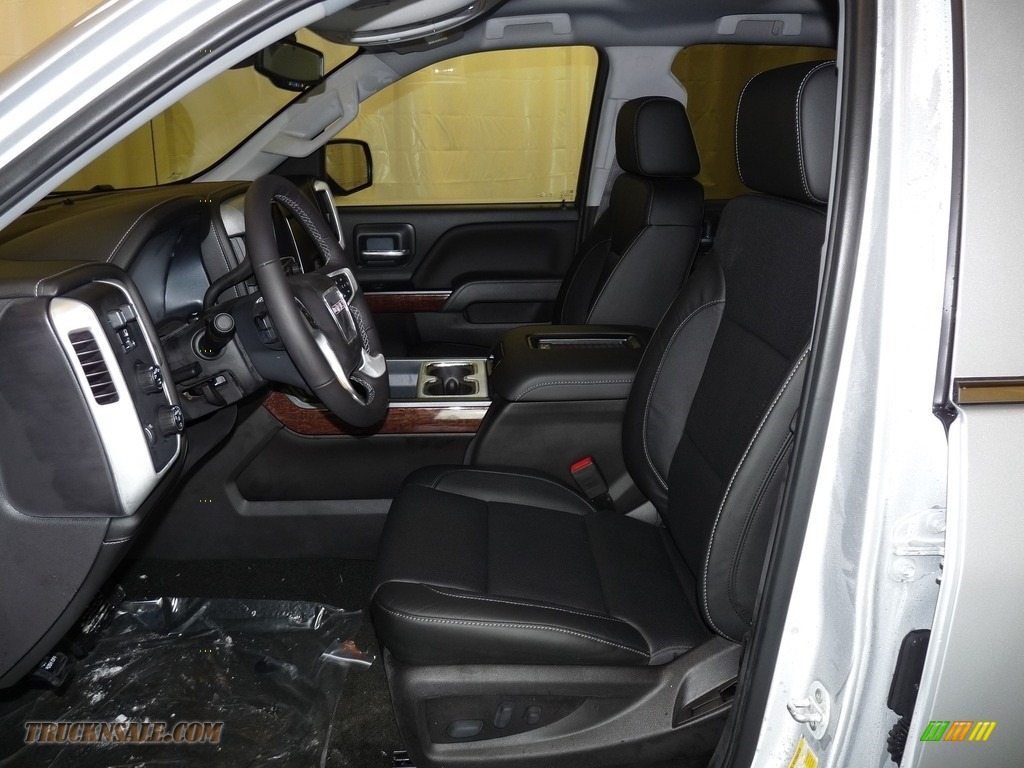 2018 Sierra 1500 SLT Double Cab 4WD - Quicksilver Metallic / Jet Black photo #6