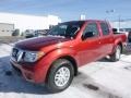 Nissan Frontier SV Crew Cab 4x4 Lava Red photo #8