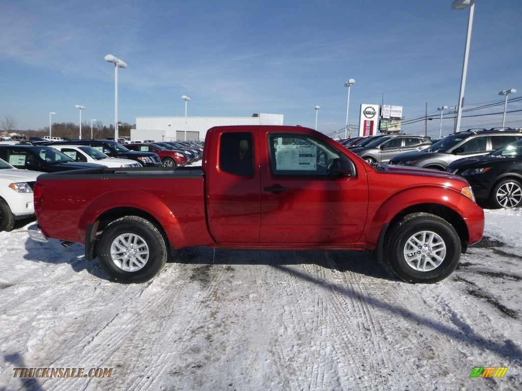 Lava Red / Graphite Nissan Frontier SV King Cab 4x4
