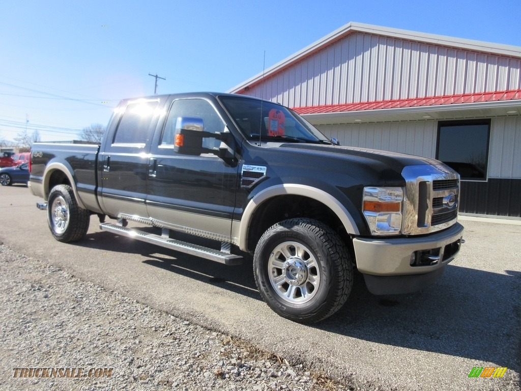 2010 F250 Super Duty King Ranch Crew Cab 4x4 - Black / Chaparral Leather photo #2