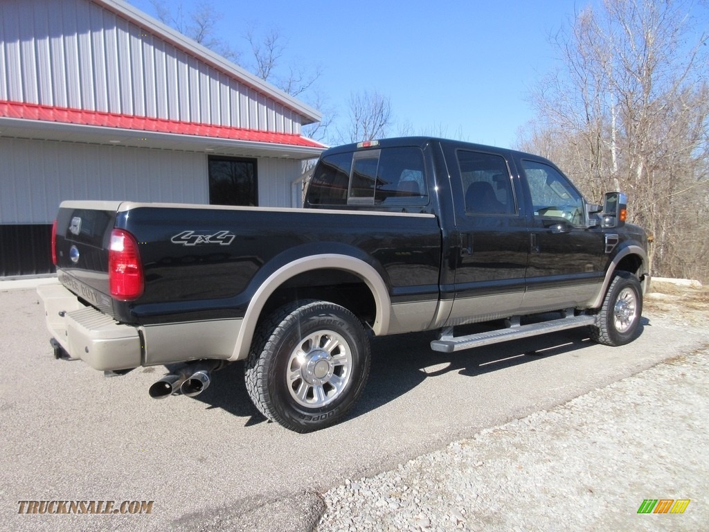 2010 F250 Super Duty King Ranch Crew Cab 4x4 - Black / Chaparral Leather photo #8