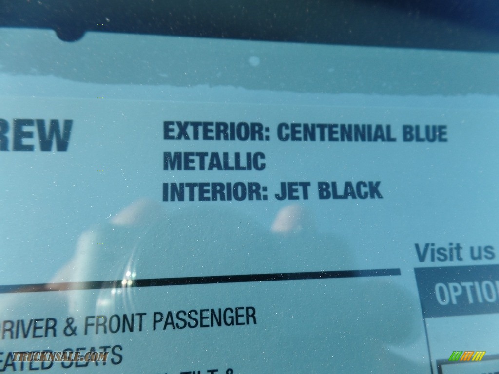 2018 Colorado Z71 Crew Cab 4x4 - Centennial Blue Metallic / Jet Black photo #53