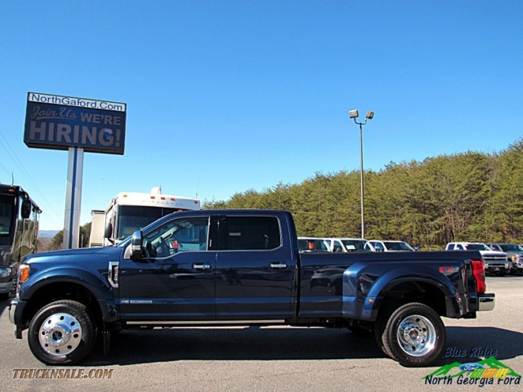 2018 F450 Super Duty King Ranch Crew Cab 4x4 - Blue Jeans / King Ranch Java photo #2