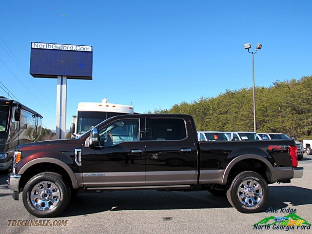 2018 F250 Super Duty King Ranch Crew Cab 4x4 - Magma Red / King Ranch Kingsville Java photo #2