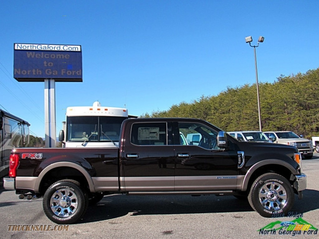 2018 F250 Super Duty King Ranch Crew Cab 4x4 - Magma Red / King Ranch Kingsville Java photo #6