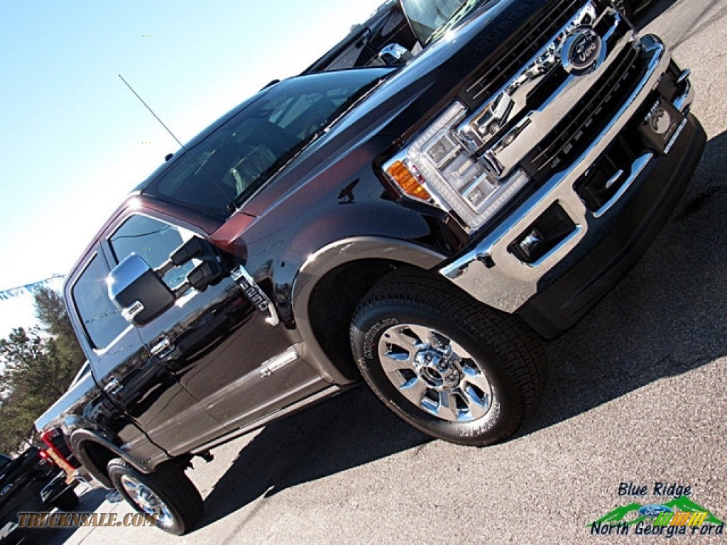 2018 F250 Super Duty King Ranch Crew Cab 4x4 - Magma Red / King Ranch Kingsville Java photo #37