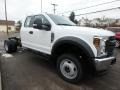 Ford F550 Super Duty XL SuperCab 4x4 Chassis Oxford White photo #3