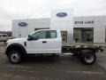 Ford F550 Super Duty XL SuperCab 4x4 Chassis Oxford White photo #10