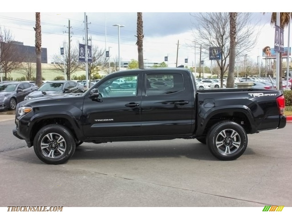 2017 Tacoma TRD Sport Double Cab - Black / Cement Gray photo #4