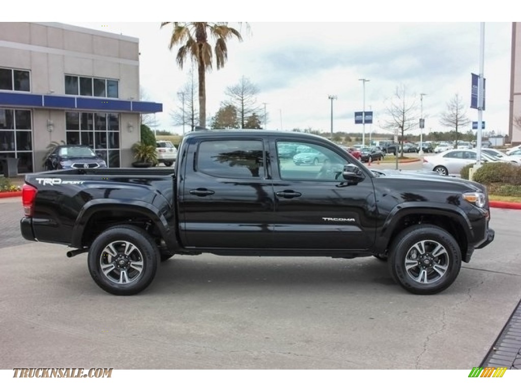 2017 Tacoma TRD Sport Double Cab - Black / Cement Gray photo #8
